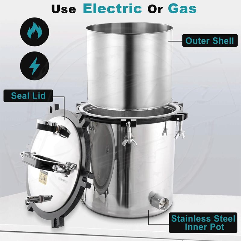 18L/25L Stainless Steel Steam Autoclave Sterilizer Dental Pressure Sterilization Autoclave Steam Sterilizer Pot Retort Machine