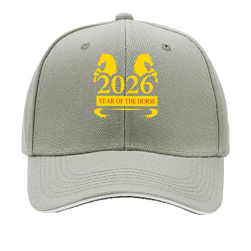 Year Of The Horse Zodiac Horse Sandwich Baseball Cap Sun Cap Outdoor Workouts Hat