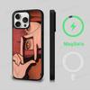 M-makima Anime Phone Case Magnetic Case For IPhone 16 14 13 12 11 15 Pro Max Plus For Magsafe Wireless Charge Cover