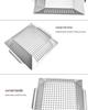 Stainless Steel BBQ Vegetable Grill Basket Pan