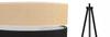 FLOOR LAMP TRIPOD METAL LAMPSHADE 45CM BLACK