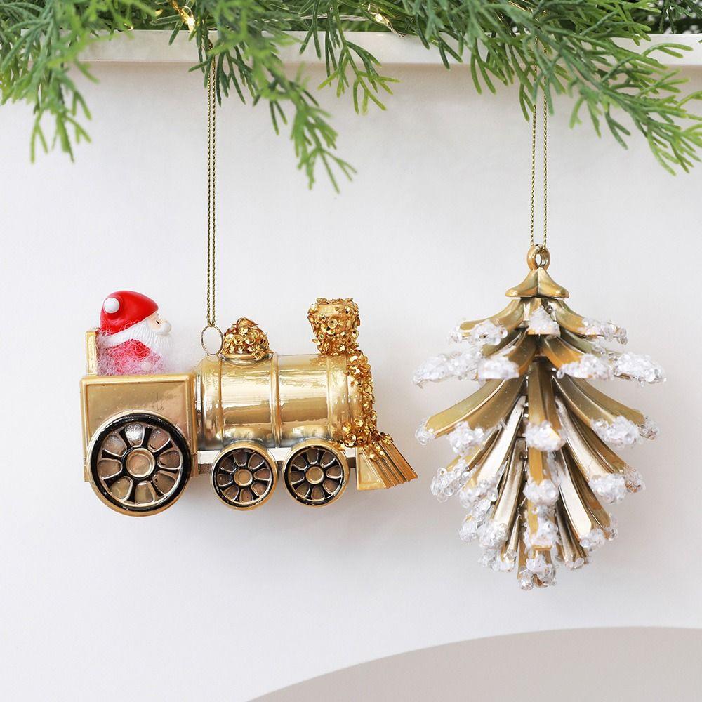 Candy Pinecone Bowknot CHristmas Hanging Decoration Christmas Tree Decoration