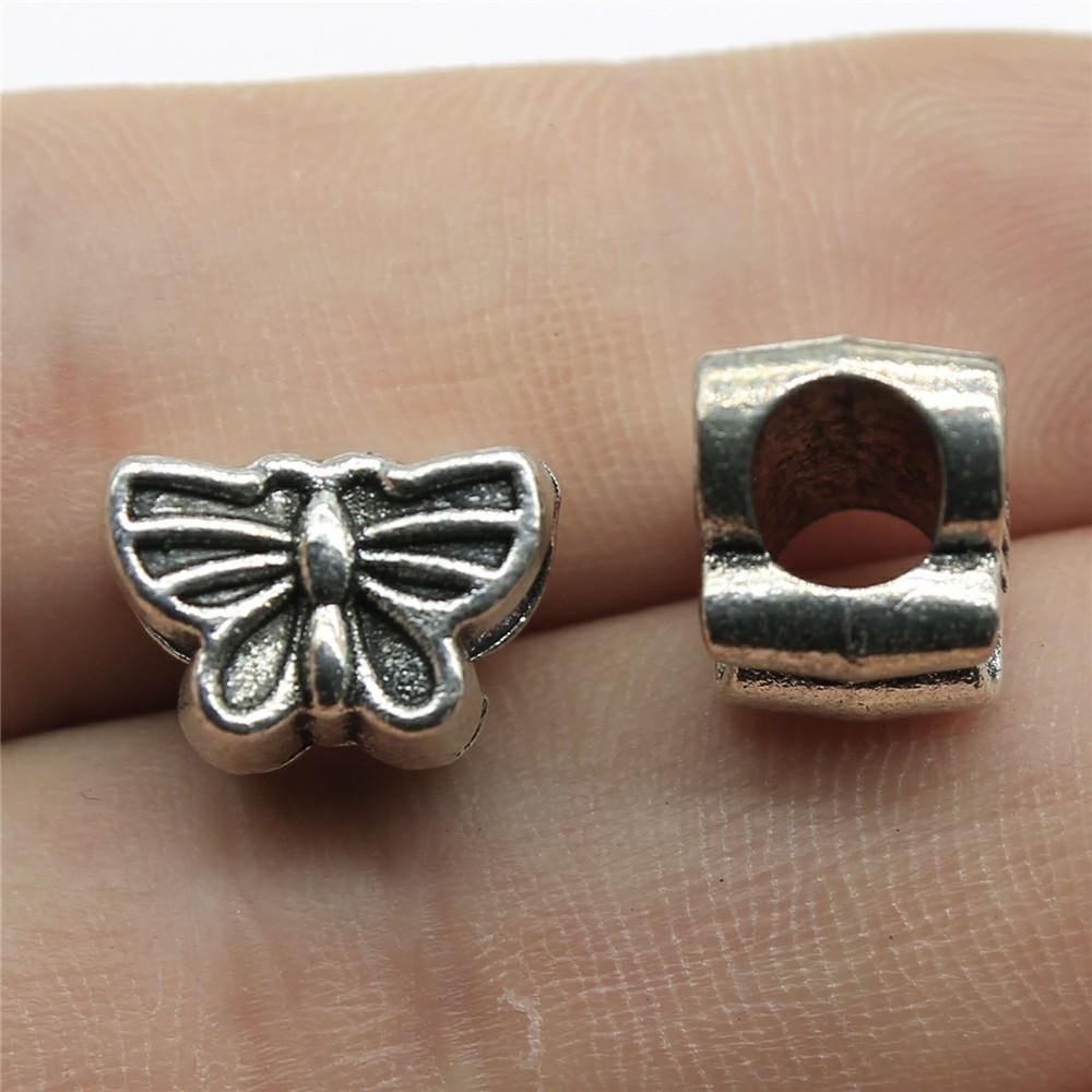 10pcs Charms Butterfly Antique Silver Color Butterfly Pendant Charms Butterfly Charms For Jewelry Making