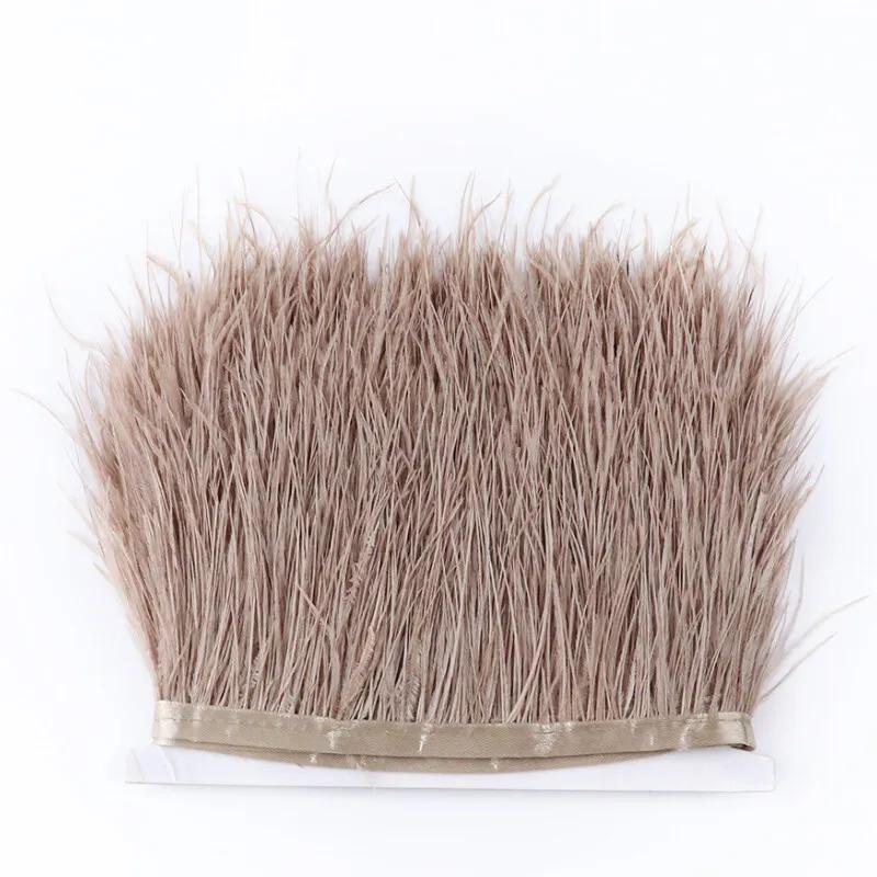 Feather2/5M 6cm Sewing Colored Feather Fringe Tassel Clothes Skirt Decoration Lace Trim Latin Dress Bag Trimmings Fringes DIY Accessory