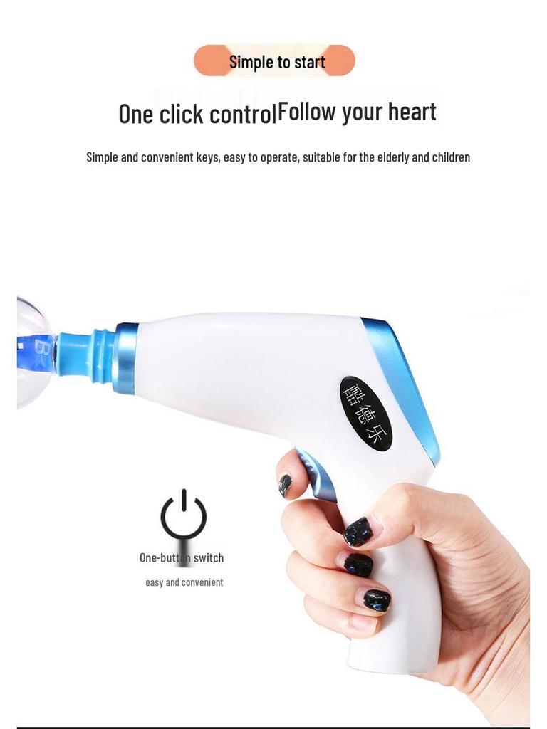 USB Electric Vacuum Cupping Gun - Automatic Vacuum Therapy Device
