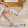 5 Pairs of Cute Socks for Girls, Mid-calf Socks, Trendy and Retro Lace, Students Wearing Long Socks for Girls