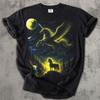 Pegasus Unicorn Fantasy Shirt, Winged Unicorn Moon Graphic Tee, Magical Mythical Horse Gift, Celestial Fantasy Art Shirt