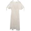 SNIDEL 20ss SWFO202033 Embroidery Short Sleeve Punching Lace Stack One Piece Women Used