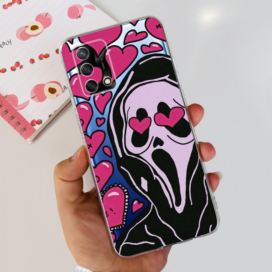 For Oppo Reno 6 Lite Case CPH2365 Reno6 Lite Cover Fashion Butterfly Flower Soft Silicone Funda on OPPO A74 A95 4G CHP2219 Cases