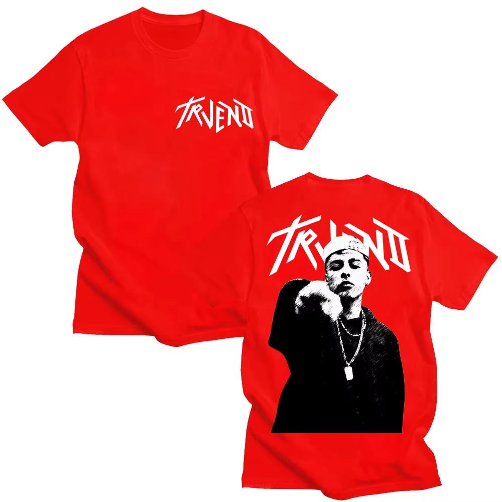Rapper Trueno Album Tour 2025 Graphic T Shirt Unisexs Fashion Hip Hop Retro Short Sleeve Cotton Tshirt Women Streetwear