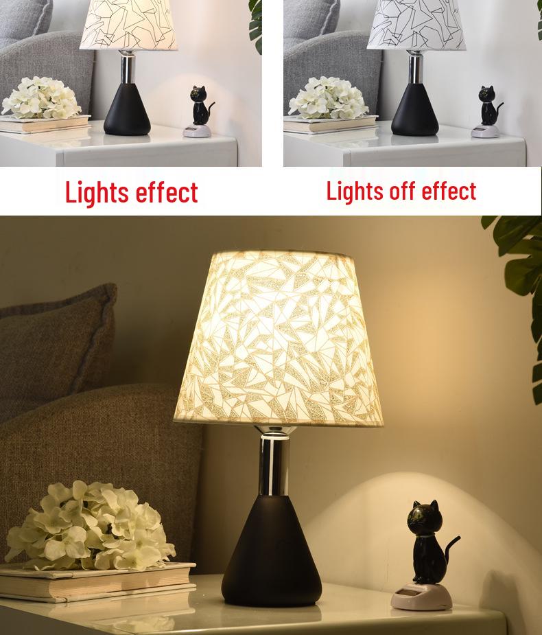 Modern LED Dimmable Bedside & Study Lamp with Eye Protection and Remote Control