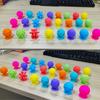 8pcs Textured Sensory Suction Cup Toy For Kids Quiet Tactilely Toy For Stress Relief And Autism Support for Classroom Use