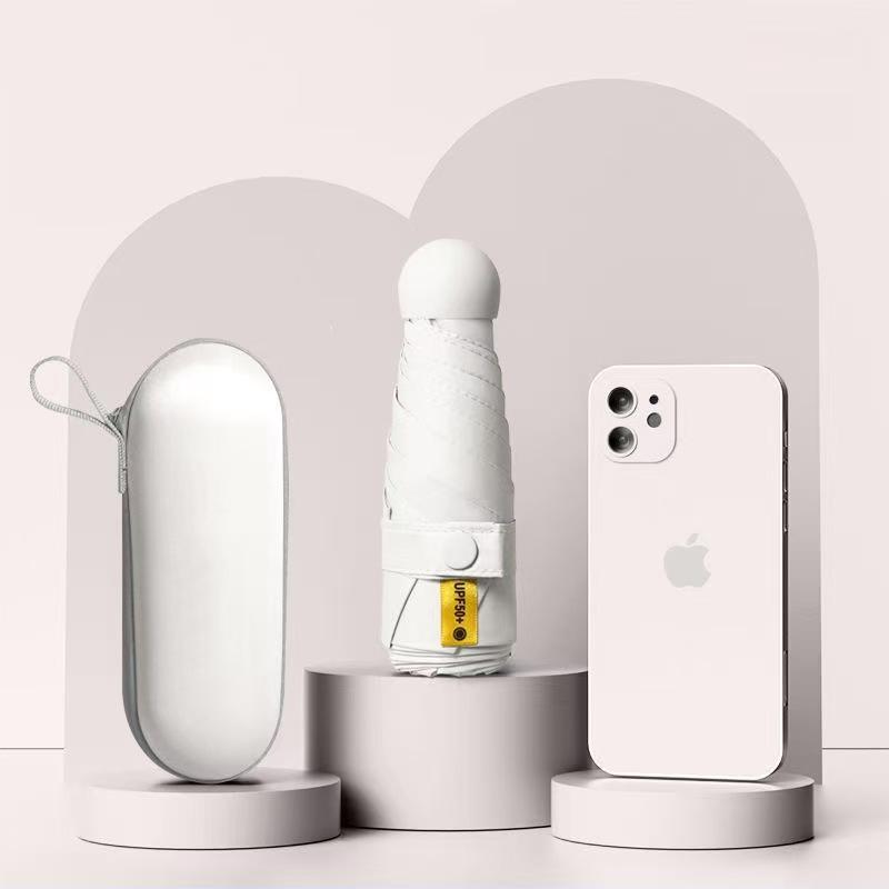 Custom Logo Windproof Sun Umbrella UPF2000+ - Portable for Rain or Shine