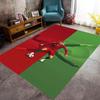 Dynamic Soccer Action carpet printing Doormat Bathroom mat Office chair cushion Art