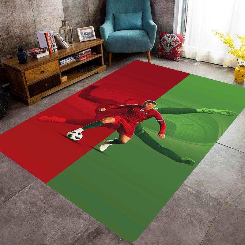 Dynamic Soccer Action carpet printing Doormat Bathroom mat Office chair cushion Art