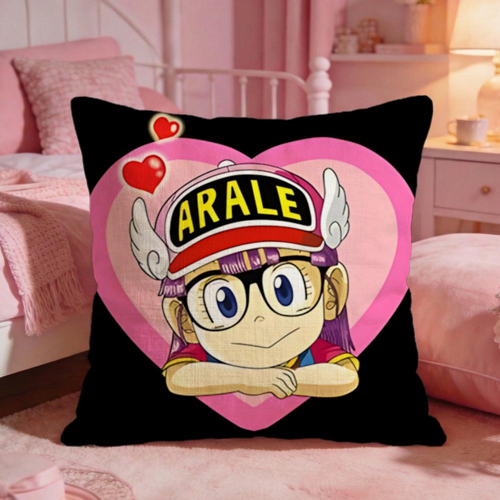 DDr Slumps Cute Anime Cushion Cover Premium Comfort Reversible Pillow Cove Two In One Design For Any Room Car Interior