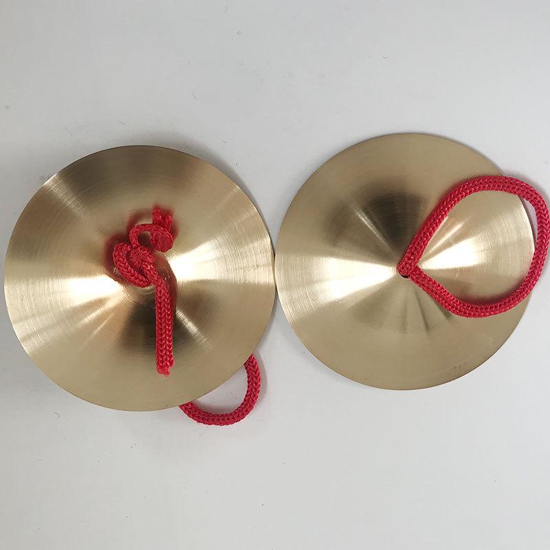 Orff Children's Percussion: Brass Cymbals, Early Education Copper Cymbals, Military Cymbals, Waist Drum Gongs, and Drums Cymbals.