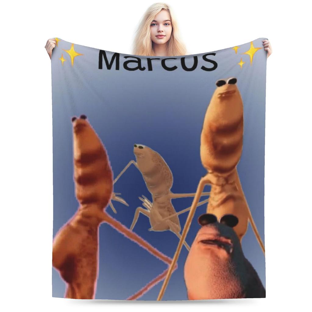 Nuovo Arrivo Marcus il Verme Robert Aiuto Coperte Morbido Pile Coperte Plaid Accoglienti Lavabili in Lavatrice