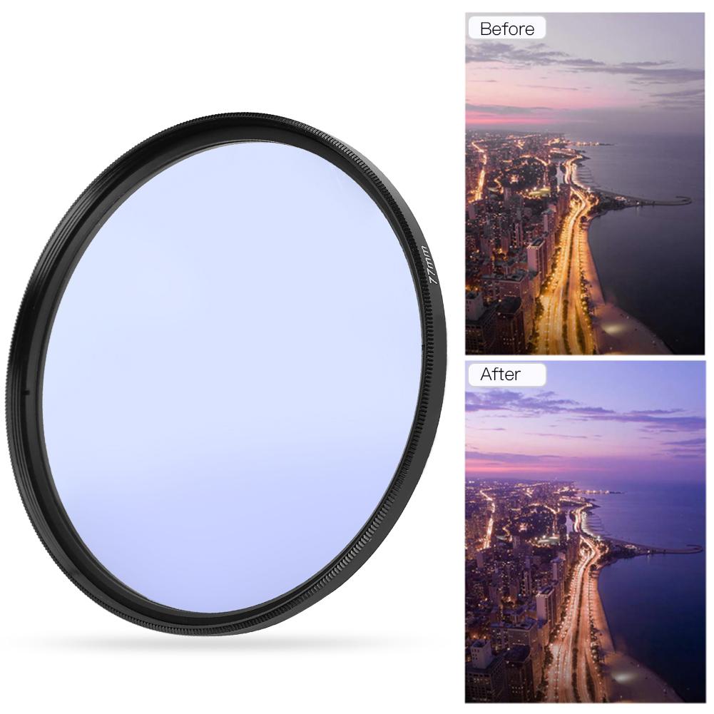 Junestar Verschmutzungsreduzierung Leichtgewicht 77mm Sternenhimmel Nacht Objektivfilter für SLR-Kamera