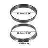 X Autohaux 2pcs Plastic Car Wheel Hub Centric Rings Wheel Bore Center 67.1-54.1 67.1-56.1 67.1-60.1 67.1-63.4 67.1-66.1mm