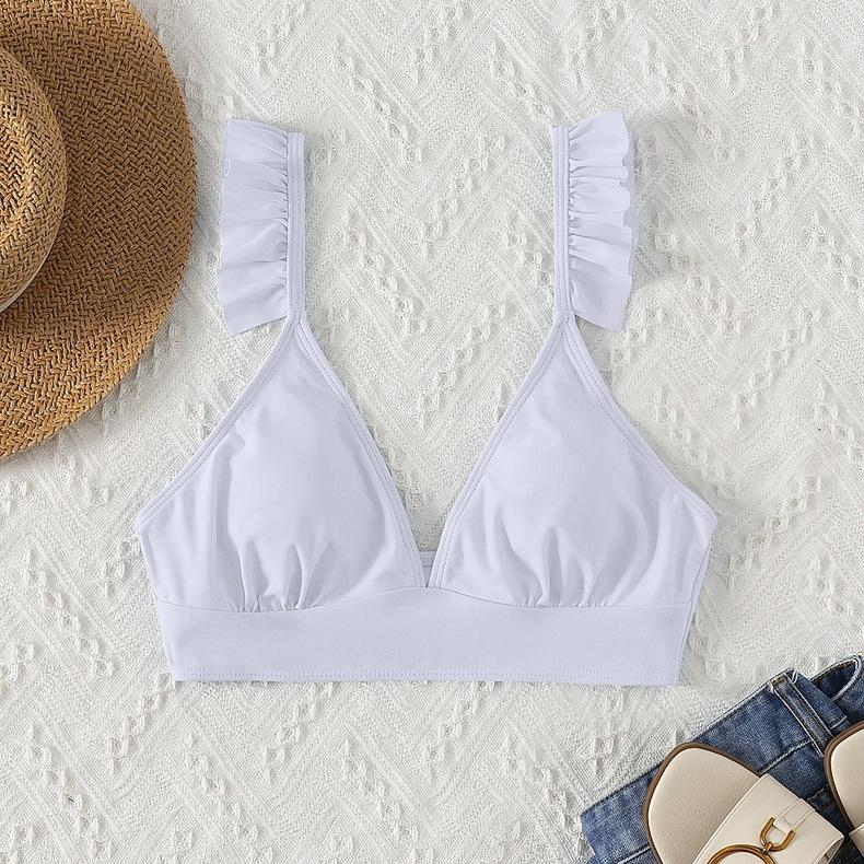 TS JYL-BK081 Print High-Waist Bikini, Cami Style Alluring Swimwear For Women L