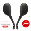 Universal Electric Motorcycle Convex Rearview Mirror for Yadea & Aima Three-Wheelers