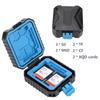 Portable Black Waterproof Memory Card Protective Carry Case Travel Holder for SD TF Cards