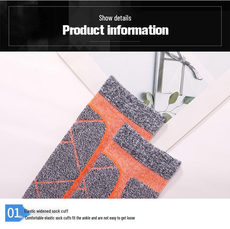 Women's Thick Warm Ski Socks for Autumn and Winter Outdoor Sports