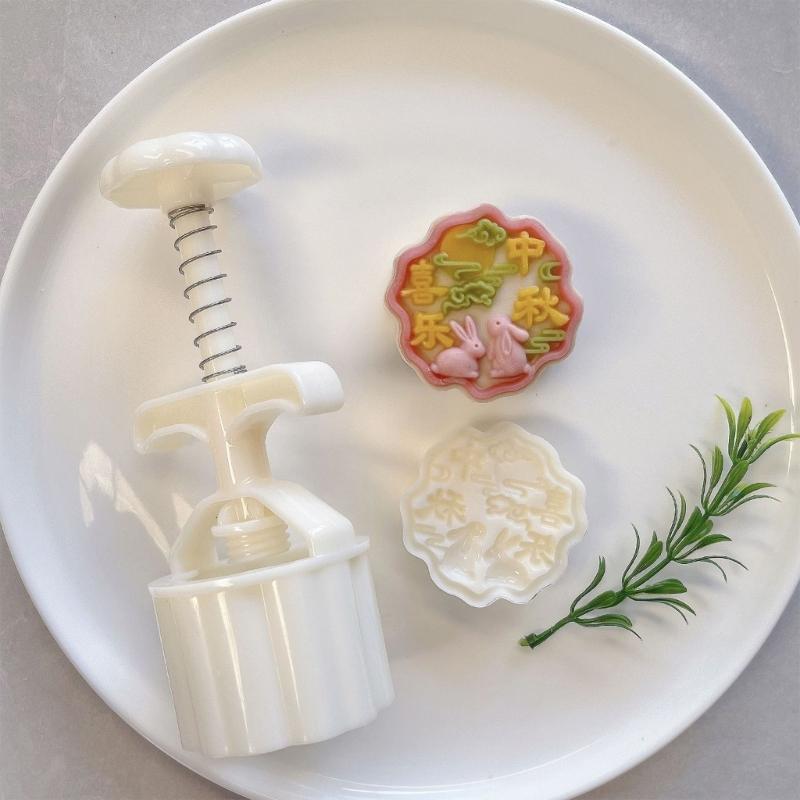 Dessert Molds Traditional Molds Set Rabbits Shape Cake Molds Set Pastry Molds ABS Texture Dessert Tool for Baking Use