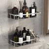 Bathroom Shelf Aluminum Alloy Shampoo Rack Kitchen Storage Organizer Shelves No Drill Corner Shelf Bathroom Accessories