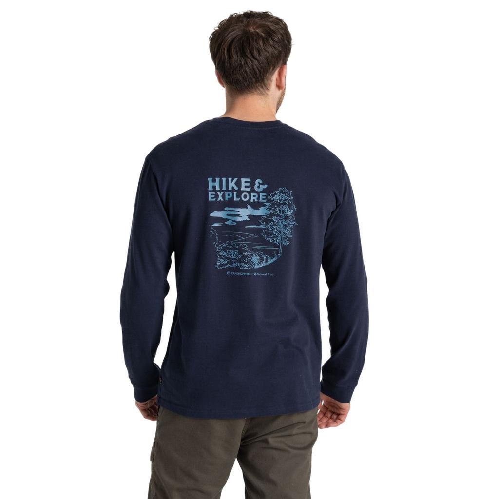 Craghoppers Mens National Trust Limestone Long-Sleeved T-Shirt