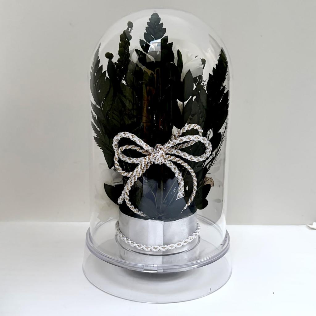 First New Offering Memorial Buddhist Memorial Preserved Flowers that never in a dome case Dome Obon, Obon, Obon, Flowers, Flowers, Obituary,