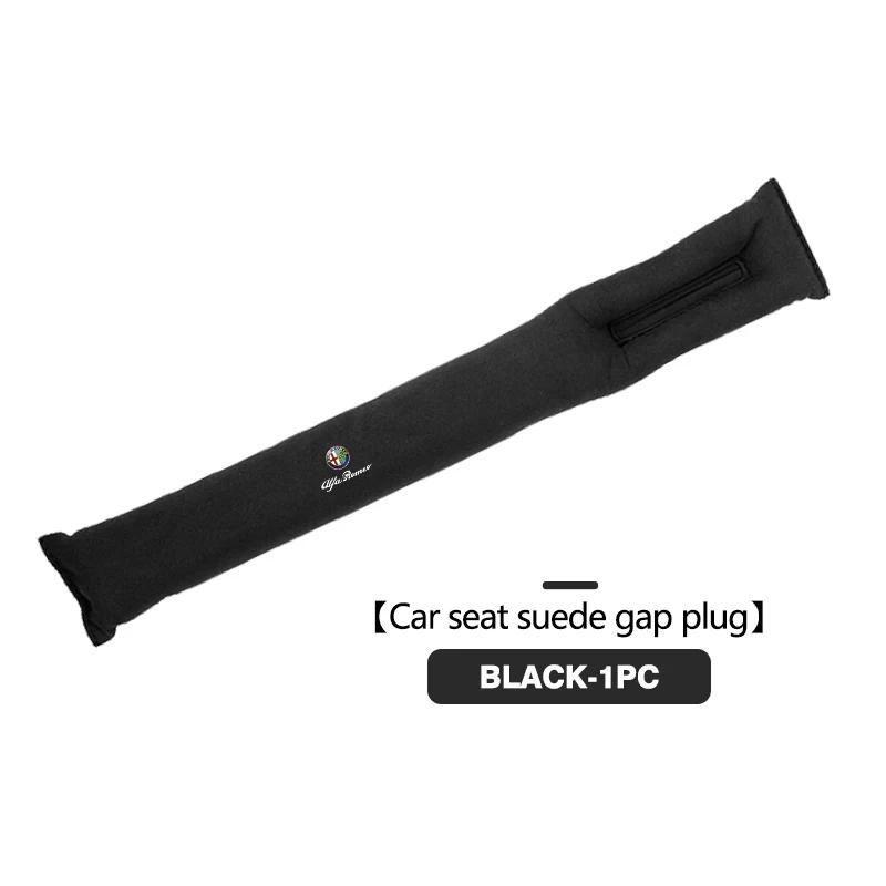 Naklejki Samochodowe Dla Alfa Romeo Zamszowe Logo Samochodu Wypełniacz Szczeliny Siedzenia Pasek Uszczelniający Szczelinę Siedzenia Przeciwprzeciekowy Dla Alfa Romeo GT Stelvio F1 Brera Vo
