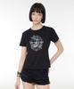 ROCKCAKE Semperna Hotfix Crop Top - Black