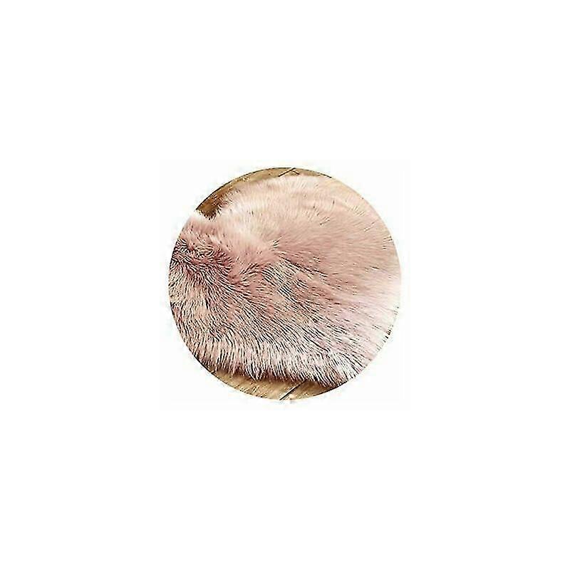 Light Pink Heart-Shaped Plush Rug Peach-Colored Plush Cushion Suitable for Living Rooms, Bedrooms, Studies, and More 40 X 50 Cm