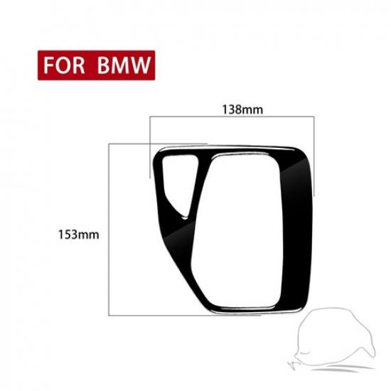 High Quality Piano Black Console Gear Shift Panel Cover For BMW X1 E84 2011-2015