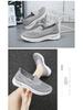 Summer 2025 Breathable Mesh Walking Shoes for Women - Comfortable Casual Shoes for Middle-Aged and Elderly