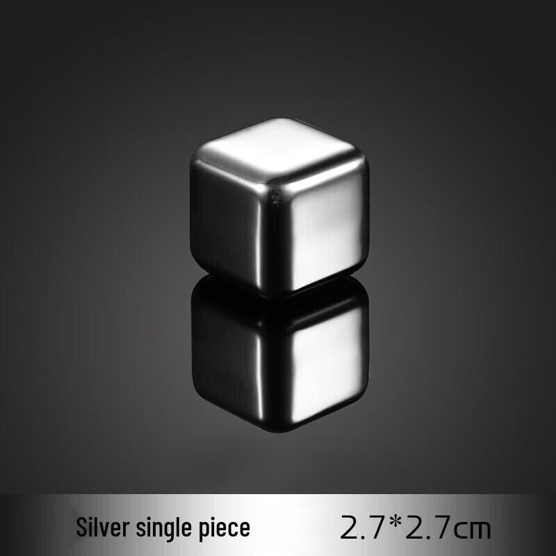 Ruhan Wiederverwendbares Edelstahl Eiswürfel Set