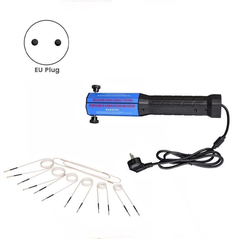 Flameless Heat Induction Heating Machine 1300W 220V Auto Car Repair Tool With 8 Coils EU Plug Kit Heater-B61B