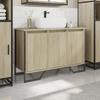VidaXL Armoire lavabo de salle de bain chêne sonoma 91x35x60 cm, placard lavabo de salle de bain, meubles de salle de bain, 848660