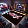 1pc AKA Logo9 Print Area Rug - Soft, Washable Non-Slip Indoor Mat for Office Chairs, Living Room, Home Office Decorative Rug
