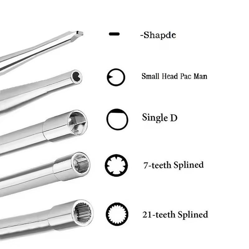 Carburetor carb Adjusting hand Tool Pac Man Double D Hexagon Hex Socket Screwdriver Driver Chainsaw Speed Adjustment Repair Tool