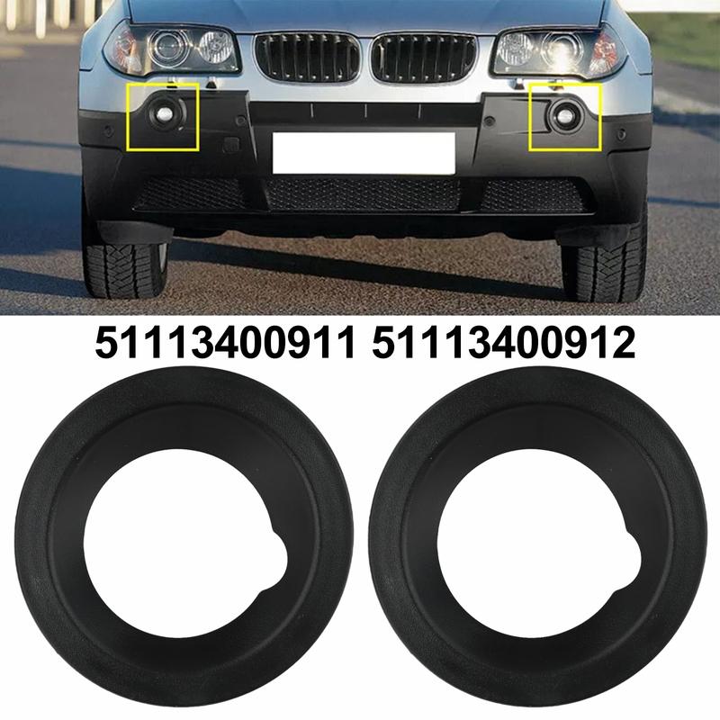 1 pezzo Copertura Trim Cornice Faro Antinebbia Paraurti Anteriore Auto Per BMW X3 04-06 51113400911 51113400912 Copertura Protettiva Cornice Faro Antinebbia Auto