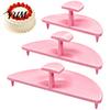 Stable Cake Prong Set 3PCS Curve Auxiliary Tools, Lightweight PLA Support Creative Arrangement Tools Stakes, Decorating Ruffle Stencils for