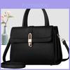 Minimalist Pu Handbag For Women With Zipper Closure And Inner Pockets For Daily Use