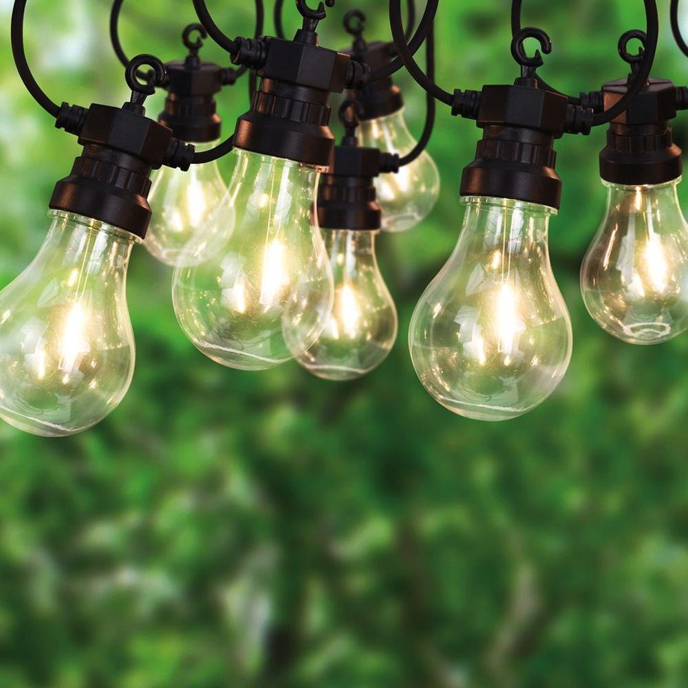 Lights Garland Lighting Garden Outdoor 10x Bulb Light Chain
