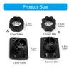 Adattatore Rotondo da 17mm Rotondo Morto a 4 Fibbie Adatto per la Maggior Parte dei Supporti per Telefono e Tablet per Auto Installazione Facile