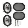 Car Speakers, 2 Coaxial Car Speakers, 5x7 Inch 380W 4 Ohm Coaxial Car Speakers, Alto-Treble Car Speaker Replacement for Car Sound System