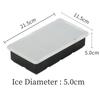 1-3PCS Silicone Ice Mold Tray for Whiskey Cocktails Wine Soup Ice Cream BPA Free Easy Release Reusable Freezer Kitchen Gadget