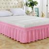Elastic Bed Skirt Solid Color Ruffled Bed Skirt Elastic Bed Skirt Multiple Colors Multiple Sizes